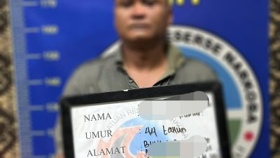Diduga Bandar Narkotika Jenis Sabu-Sabu, KMR Alias UCM (44) Berhasil di Gelandang Satres Narkoba Polres PALI