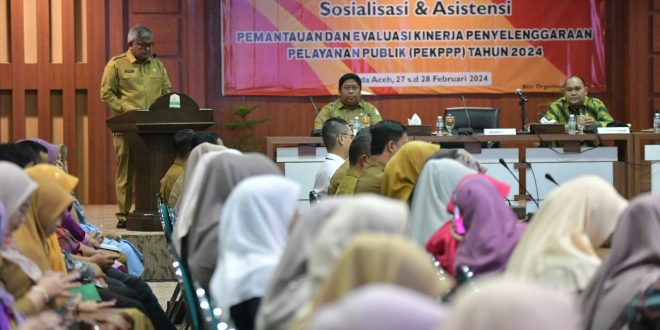 Sekda Aceh Ingatkan 3 Kunci Perbaikan Kualitas Pelayanan Publik