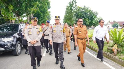 Tindaklanjuti Hasil Rakor, Wakapolda Sumsel Brigjen M Zulkarnaen Kunjungi Oku Selatan.