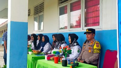 Polsek Penukal Utara Menggelar Kegiatan Sosialisasi Pencegahan Bullying dan Tindakan Kekerasan di SMP Negeri 5 Desa Tanding Marga