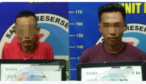 Dua Orang Terduga Pelaku Pengedar Narkotika Jenis Sabu-sabu Berhasil di Amankan Polisi