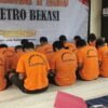 Polres Metro Bekasi Press Release Kasus C3 Selama Bulan Januari 2024