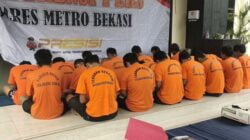 Polres Metro Bekasi Press Release Kasus C3 Selama Bulan Januari 2024