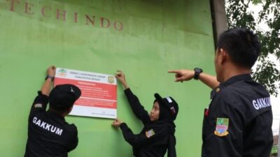 DLH Kabupaten Bekasi Tutup Operasional Lima Badan Usaha
