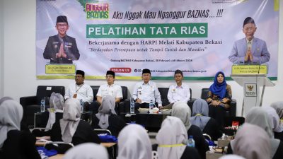 Dorong Produktivitas ZIS, Baznas Kabupaten Bekasi Kembali Gelar Pelatihan Tata Rias