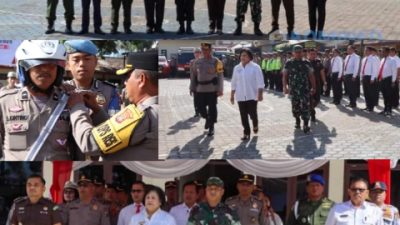 Bupati Karo Hadiri Apel Gelar Pasukan Ops Keselamatan Toba 2024 Polres Tanah Karo