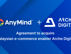 AnyMind Group setuju untuk mengakuisisi perusahaan e-commerce asal Malaysia, Arche Digital