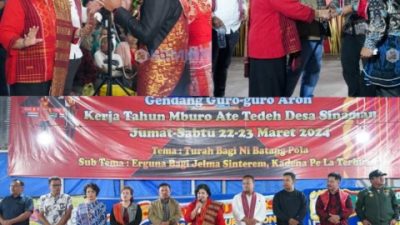 Bupati Karo hadiri Undangan Kerja Tahun Desa Semangat, Desa Sinaman dan Desa Rumamis Kecamatan Barusjahe