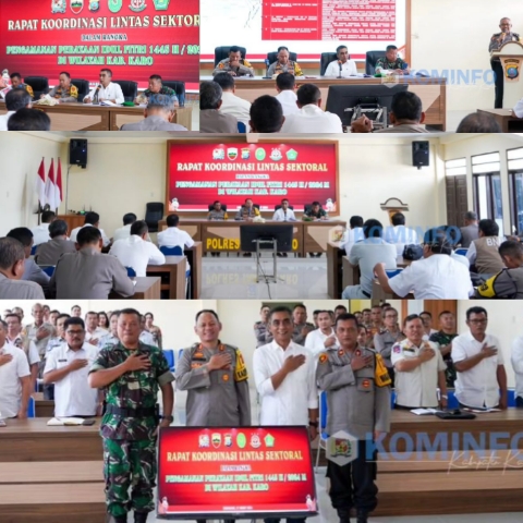 Wakil Bupati Karo Hadiri Rapat Koordinasi Lintas Sektoral Persiapan Pengamanan Idul Fitri 1445 H