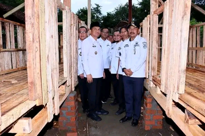 Pj . Bupati Lampung Utara Meninjau Kesiapan Kunker Gubernur Lampung