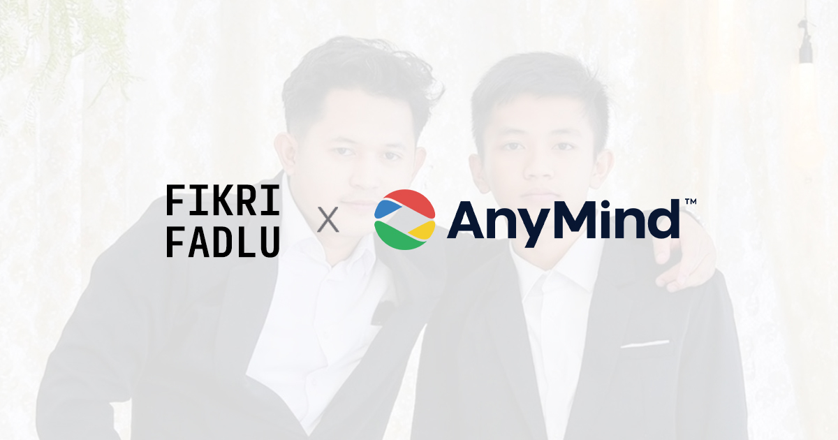 Fikri Fadlu, creator asal Indonesia bergabung dengan jaringan creator AnyMind Group