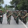 128 Prajurit Badak Hitam Yonif 113/JS Menumbuhkan Rasa Kebanggaan Melaksanakan Tradisi Masuk Satuan Batalyon Infanteri 113/JS