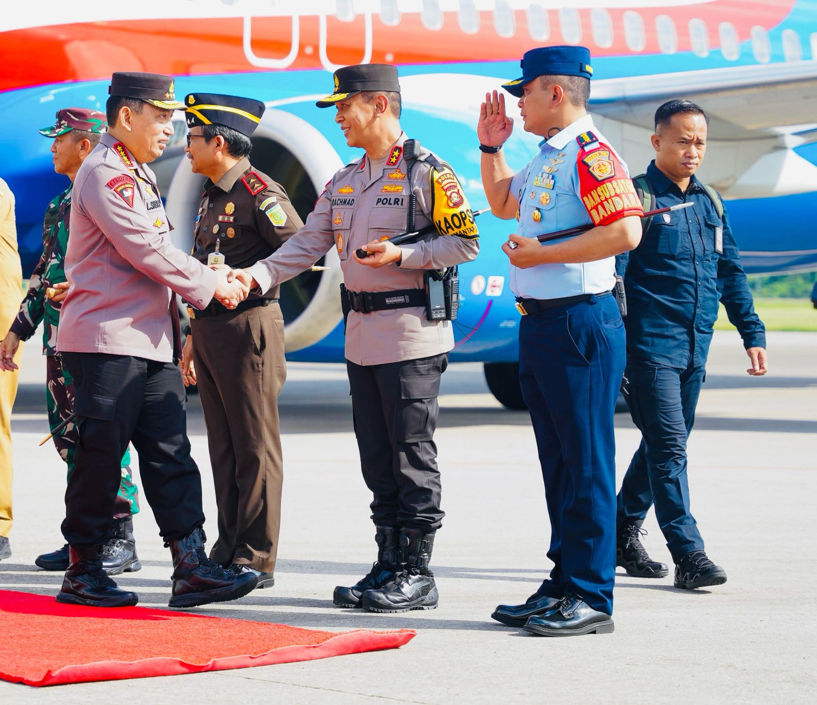 Kunjungan RI-1 dan TB-1 Berlangsung Aman, Kapolda Sumsel Apresiasi Jajaran dan Masyarakat Palembang.