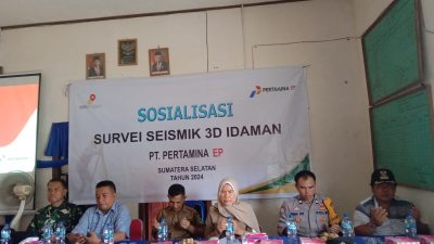 Polsek Talang Ubi Turut Serta Dalam Kegiatan Sosialisasi Servei Seismik 3D Idaman PT Pertamina  EP