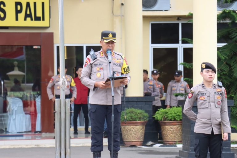 Polres PALI Gelar Upacara Sartijab