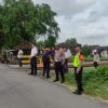 Bersama Dinas Terkait Satlantas Polres Madiun Kota Tinjau Lokasi Pembangunan Pos Palang Pintu Perlintasan KA