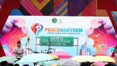 PeaceSantren Perdana Digelar di Azziyadah, Ribuan Santri Serukan Perdamaian Bersama GIGI