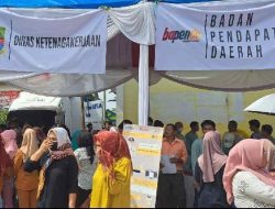 Bapenda Kabupaten Bekasi Buka Layanan Pajak di Acara Botram Karangmukti