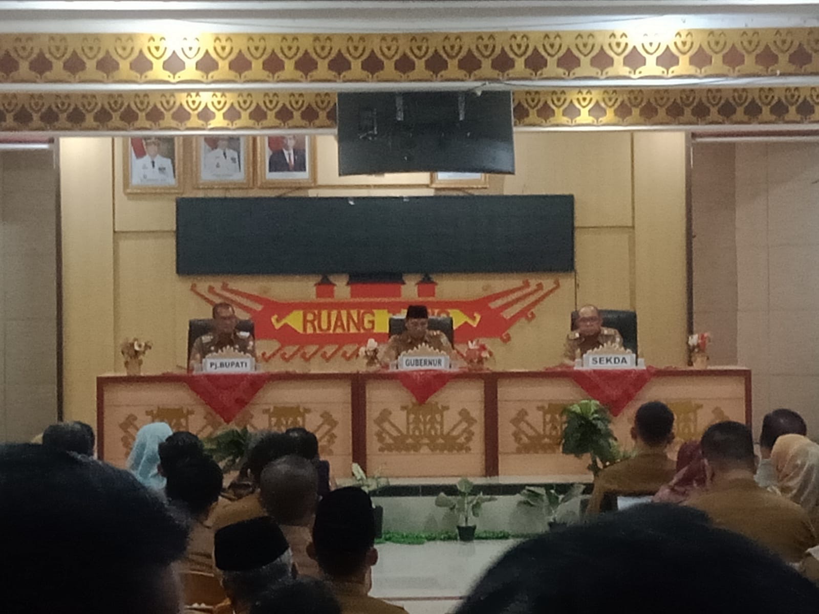 Pemkab (Lampura) Menggelar acara Pengantar Tugas Penjabat (Pj) Bupati Lampung Utara,Drs, Aswarodi,M.Si .
