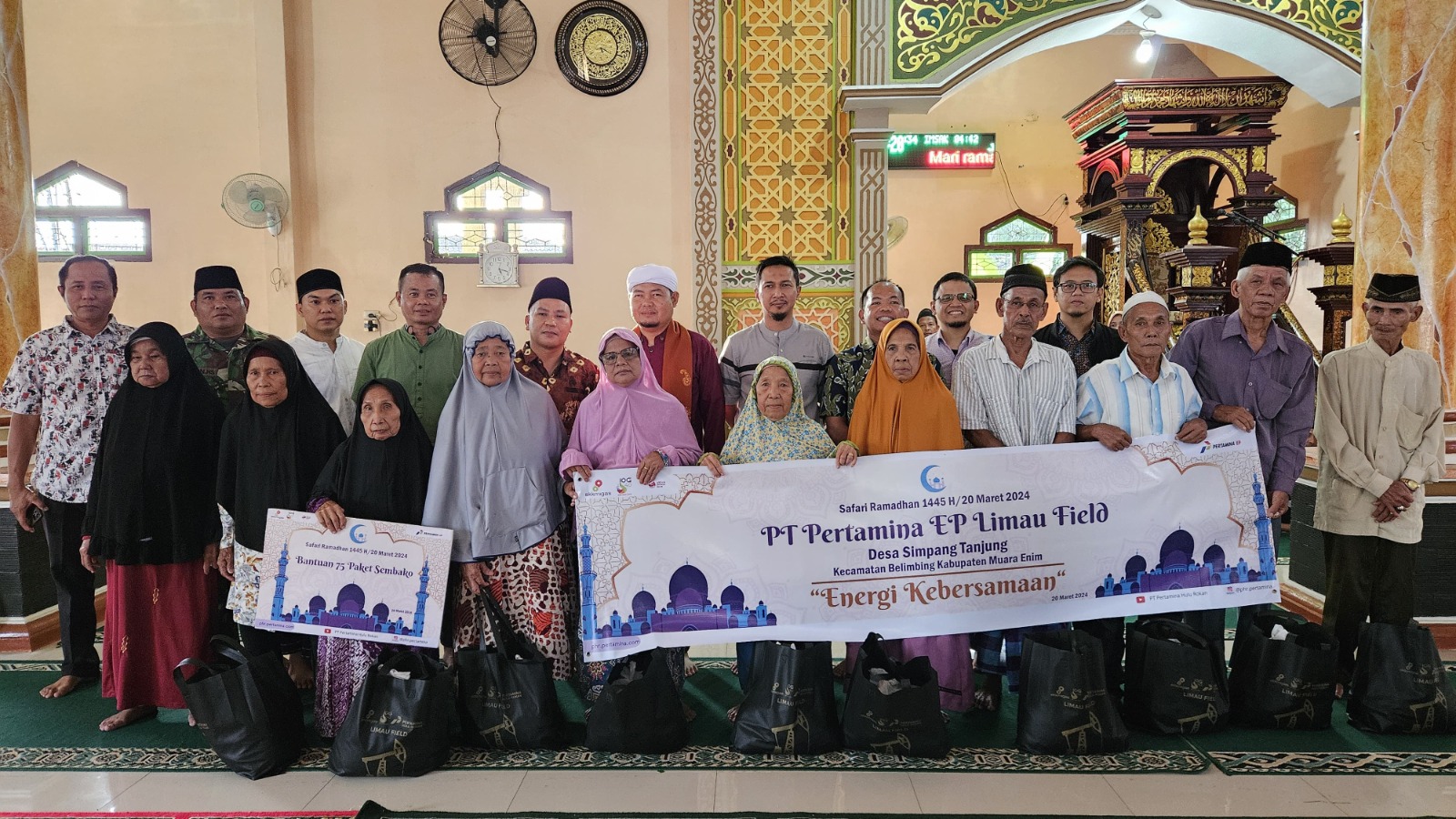 Safari Ramadhan PT Pertamina Ep Limau Field, Jaga Energi Negri di Bulan Suci