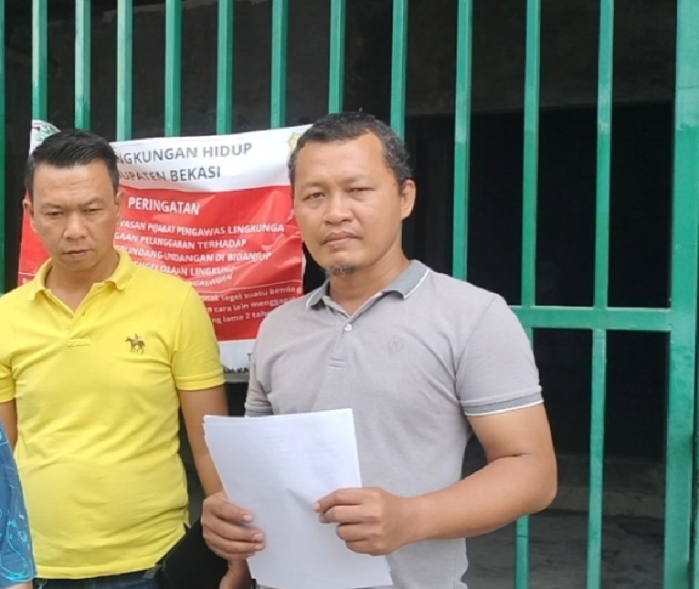 Legal CV. MGJ Layangkan Surat ke Dinas Lingkungan Hidup Kabupaten Bekasi, atas Penyegelan Pabriknya