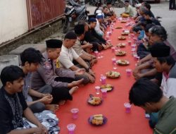 Aipda Kamaludin Berikan Pesan Kamtibmas di Giat Buka Puasa Bersama dan Sambang Warga Cibarusah Kota