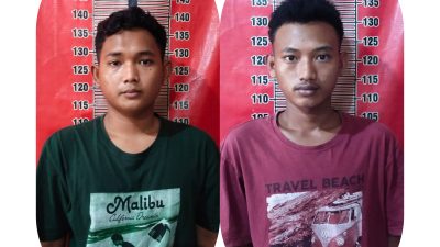 Dua Orang kakak Adik Berinisial WP (19) Tahun, dan AP (18+) Tahun, Warga Asal Desa Betung kecamatan AbB, di Amankan Tim Srigala Unit Reskrim Polsek Penukal Abab  Lantaran Kasus di Duga Pengoroyokan