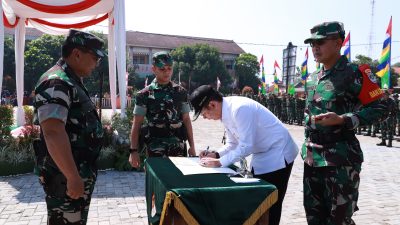 Bantu Percepatan Pembangunan, Pemkab Bekasi Apresiasi Program TMMD ke-119