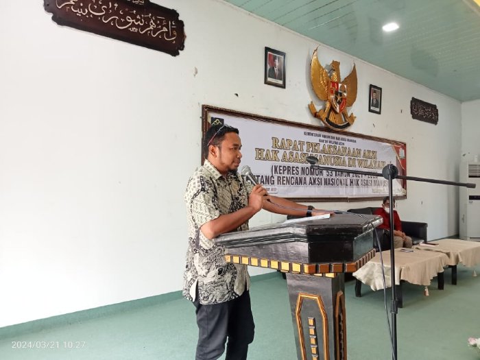Kemenkumham Aceh Gelar Rapat Pelaksanaan HAM di Wilayah di Aceh Timur