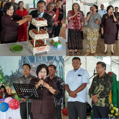 Bupati Karo hadiri Perayaan Hari Ulang Tahun (HUT) ke-9 Saitun GBKP Klasis Kabanjahe Tigapanah