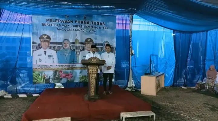 Kegiatan Perpisahan Purna Tugas Bupati dan Wakil Bupati Lampura Sekaligus Acara Buka Puasa Bersama