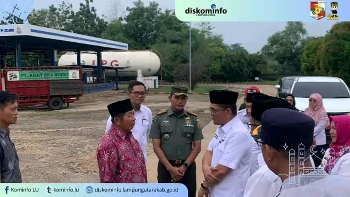 PJ Bupati Lampung Utara Tinjau Pasokan Gas LPG 3 Kg Jelang Idul Fitri