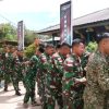 Meriah nya Halal Bihalal Satgas Yonarhanud 12/SBP Bersama Tentara Diraja Malaysia (TDM) Dan Warga Perbatasan