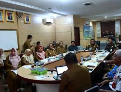 Pemkab Lampung Utara Melakukan Zoom Meeting Guna Untuk Mencegah Lonjakan Inflasi Serta Rapat Forum  Corporate Sosial Responsibility (CSR).
