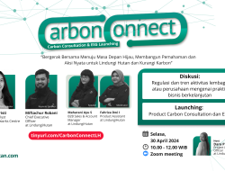 LindungiHutan Gelar Webinar Carbon Connect: Carbon Consultation & ESG Launching