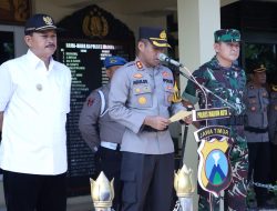 Jelang Idul Fitri, Polres Madiun Kota Gelar Apel Operasi Ketupat Semeru 2024