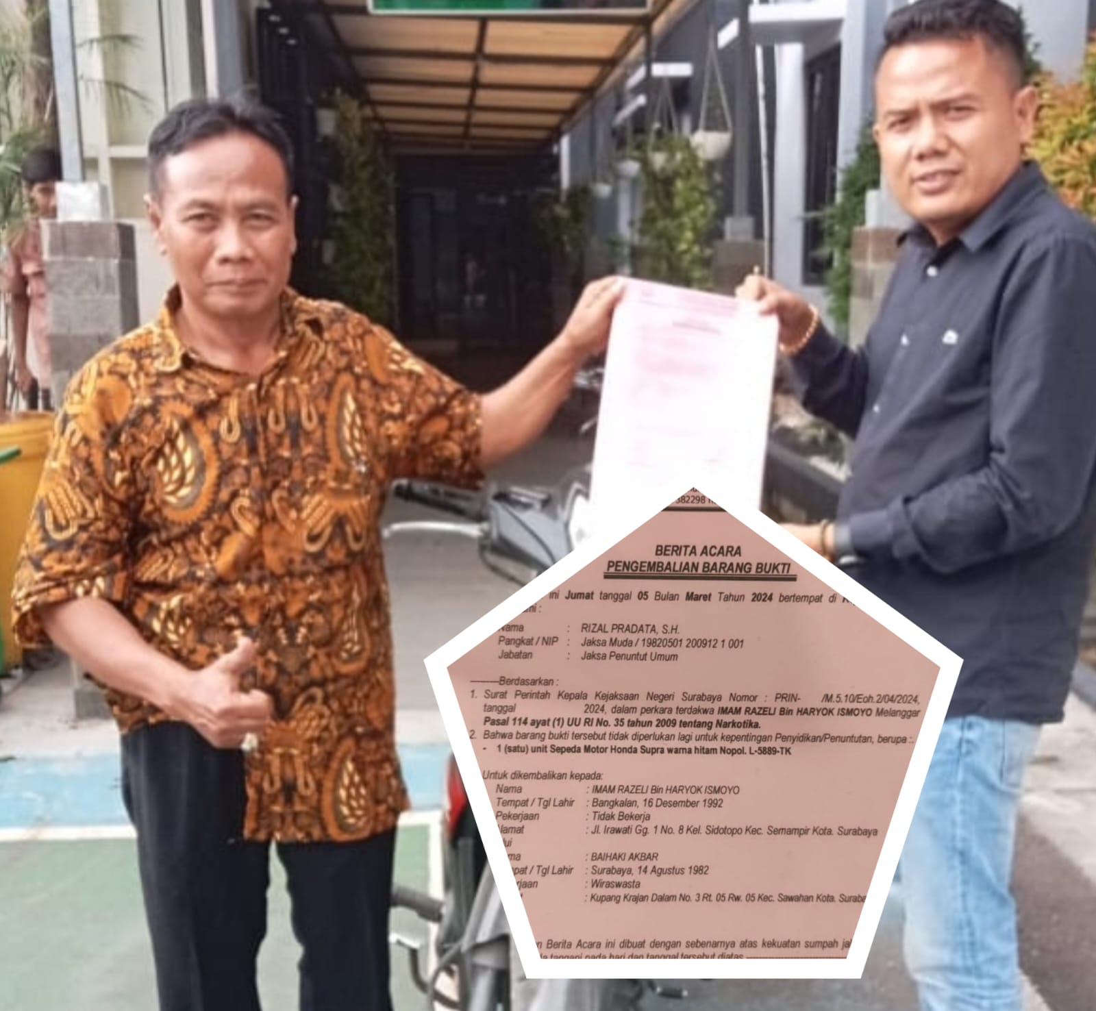 Aliansi Madura Indonesia Apresiasi Kinerja  Kejari Surabaya Prima Dalam Melayani Masyarakat