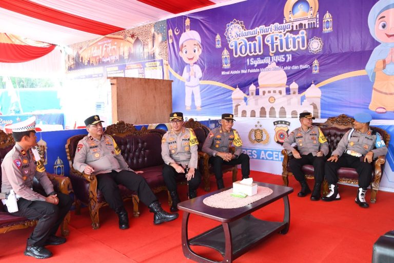 Wakapolda Aceh Tinjau Kesiapan Pos Pelayanan Operasi Ketupat Seulawah 2024 Polres Aceh Timur