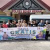 Polres Bener Meriah Berangkatkan 2 Bus Gratis untuk Pemudik