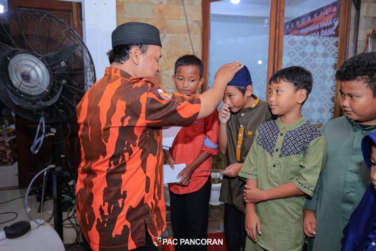 Kehadiran PAC Pemuda Pancasila Pancoran, Santuni 100 Anak Yatim dan Buka Bersama