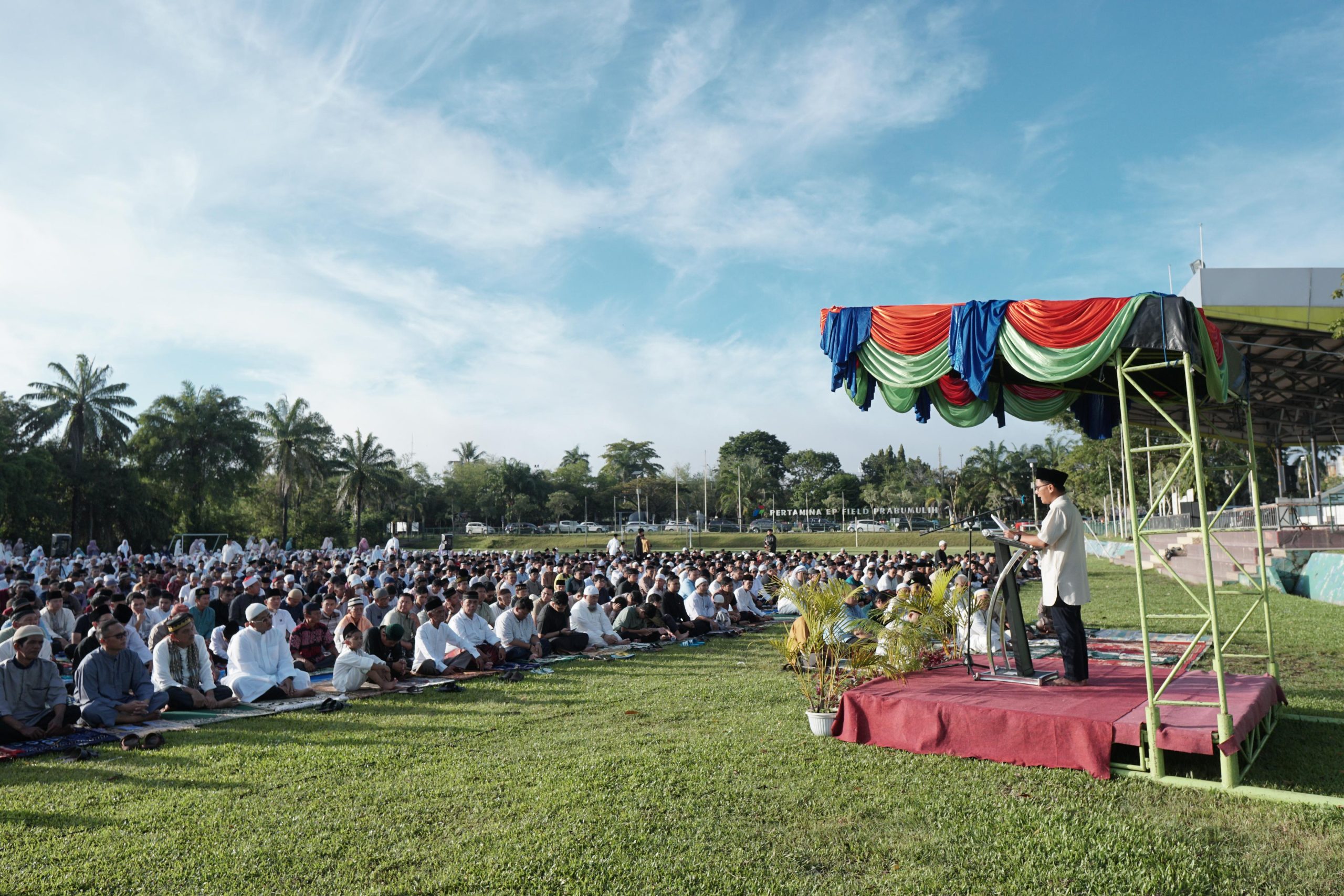 Sambut 1 Syawal 1445 H, Pertamina Hulu Rokan Zona 4 Selenggarakan Sholat Ied Hingga Halal Bi Halal