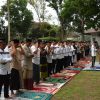 Batalyon Infanteri 113/JS Gelar Shalat Idul Fitri 1445 H / 2024 M di Lapangan Asrama Militer Kompi Markas