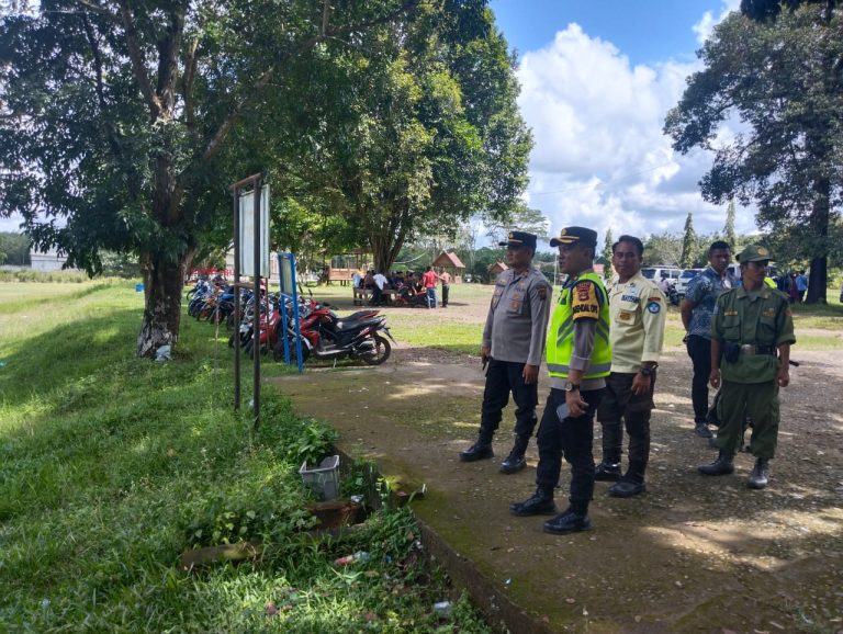 KABAG OPS POLRES PALI DIDAMPINGI KAPOLSEK TANAH ABANG MONITORING CANDI BUMI AYU