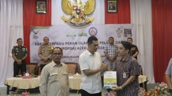 PJ Bupati Aceh Timur Membuka Rapat Terpadu Pekan Olahraga Pelajar Daerah Aceh