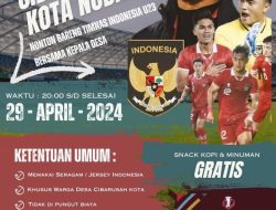 Dukung Penuh Timnas Indonesia U23, Kepala Desa Cibarusah Kota Ajak Warga Nobar Nanti Malam