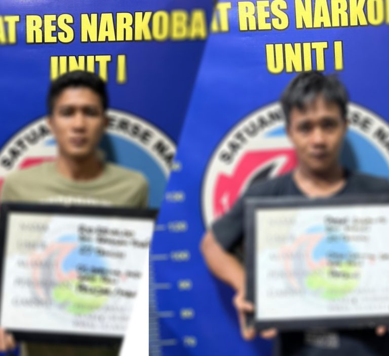 Dua Orang Pria Berinisial RR (27) Tahun, dan PS (26) Tahun digulung Satuan Reserse Narkoba Polres PALI di Duga Pengedar Narkotika Jenis Sabu