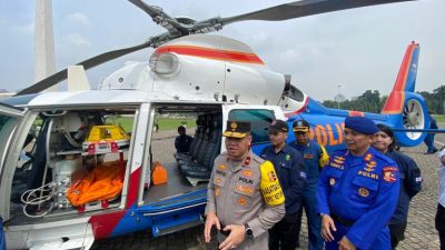 Polri Kerahkan 2 Helikpoter Jadi Ambulans Udara saat Arus Mudik dan Balik Lebaran