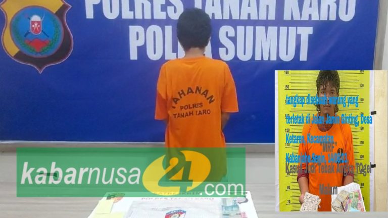 Tak Main-Main..!! Satreskrim Polres Tanah Karo Ciduk Seorang Lagi Kasus 303 Togel Malam