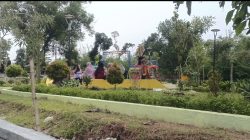 Hiburan Sederhana di Taman P2WKSS Desa Ridogalih Sebagai Ajang Silaturahmi Warga