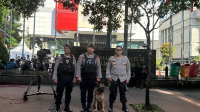 Polri Kerahkan Anjing Pelacak Amankan Sidang Putusan PHPU di MK
